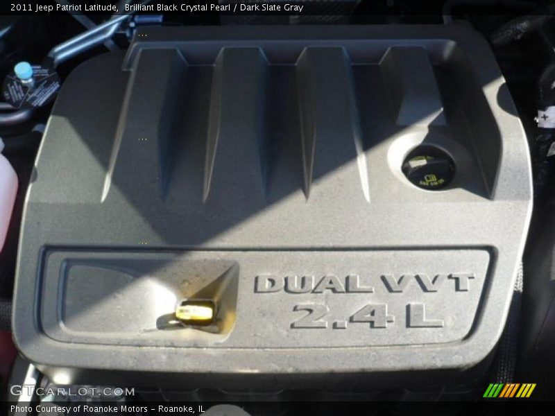 Brilliant Black Crystal Pearl / Dark Slate Gray 2011 Jeep Patriot Latitude