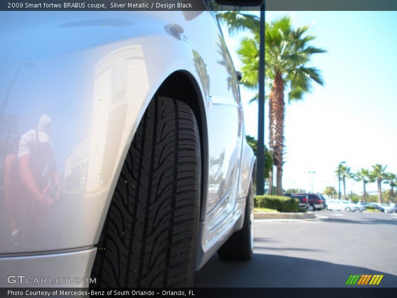 Silver Metallic / Design Black 2009 Smart fortwo BRABUS coupe