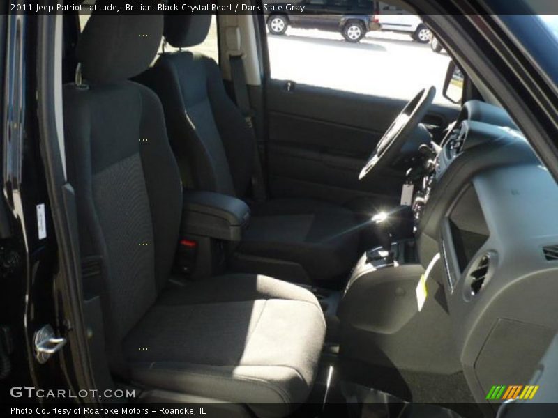 Brilliant Black Crystal Pearl / Dark Slate Gray 2011 Jeep Patriot Latitude