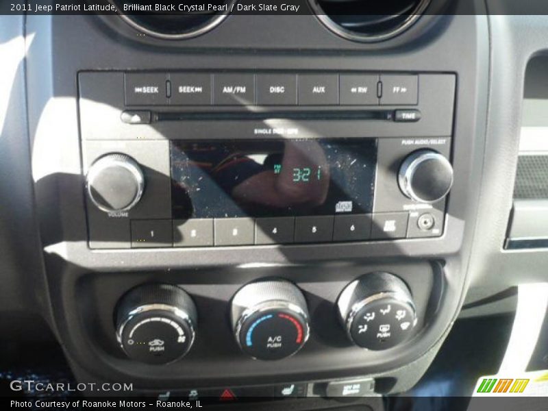 Brilliant Black Crystal Pearl / Dark Slate Gray 2011 Jeep Patriot Latitude