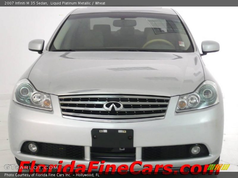 Liquid Platinum Metallic / Wheat 2007 Infiniti M 35 Sedan