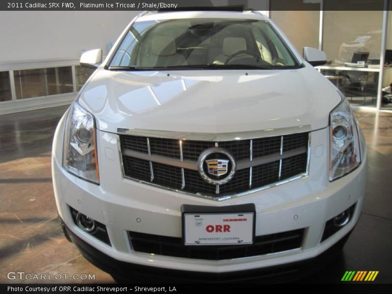 Platinum Ice Tricoat / Shale/Ebony 2011 Cadillac SRX FWD