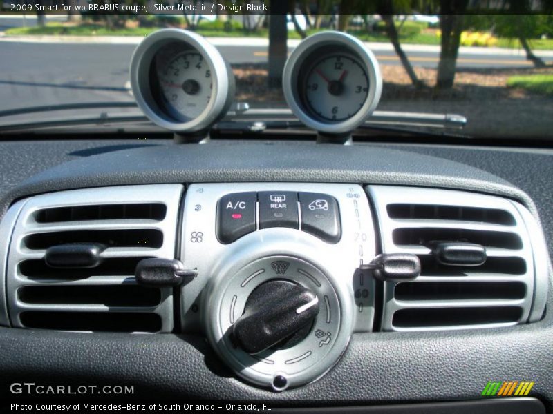 Controls of 2009 fortwo BRABUS coupe