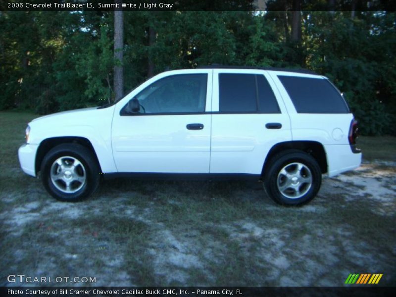 Summit White / Light Gray 2006 Chevrolet TrailBlazer LS