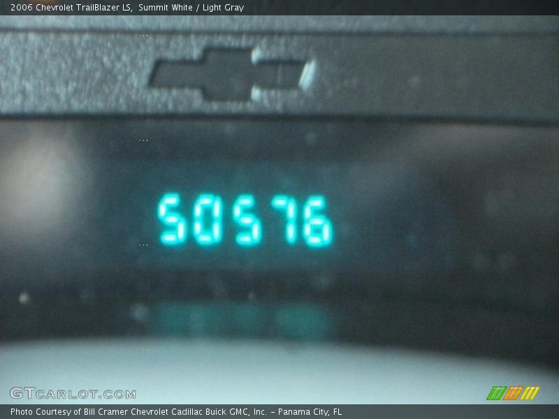 Summit White / Light Gray 2006 Chevrolet TrailBlazer LS