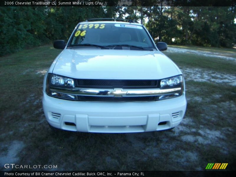 Summit White / Light Gray 2006 Chevrolet TrailBlazer LS
