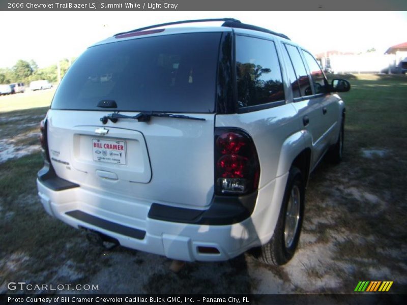 Summit White / Light Gray 2006 Chevrolet TrailBlazer LS