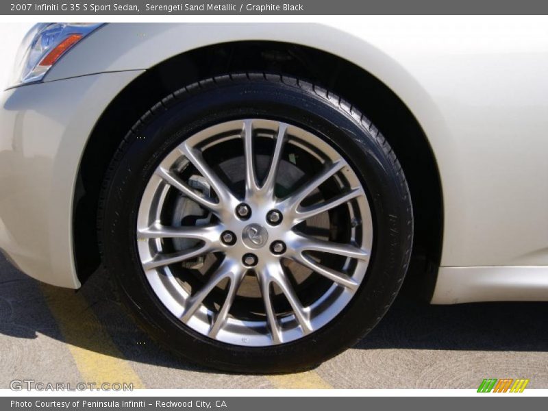 Serengeti Sand Metallic / Graphite Black 2007 Infiniti G 35 S Sport Sedan