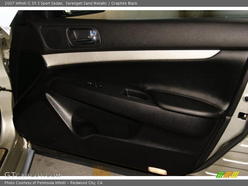 Serengeti Sand Metallic / Graphite Black 2007 Infiniti G 35 S Sport Sedan