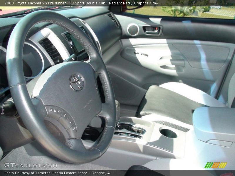  2008 Tacoma V6 PreRunner TRD Sport Double Cab Graphite Gray Interior