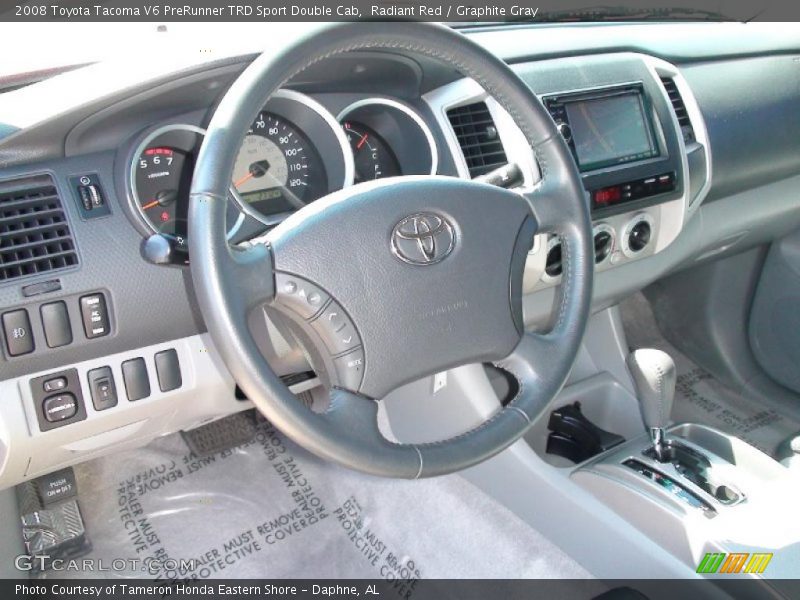  2008 Tacoma V6 PreRunner TRD Sport Double Cab Graphite Gray Interior