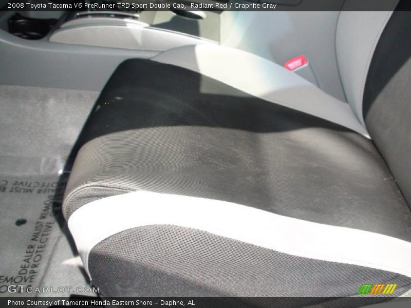 Radiant Red / Graphite Gray 2008 Toyota Tacoma V6 PreRunner TRD Sport Double Cab