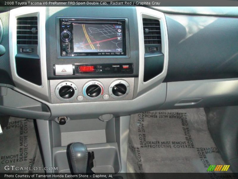 Radiant Red / Graphite Gray 2008 Toyota Tacoma V6 PreRunner TRD Sport Double Cab