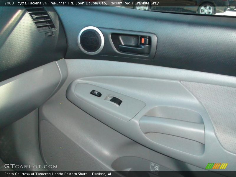 Radiant Red / Graphite Gray 2008 Toyota Tacoma V6 PreRunner TRD Sport Double Cab
