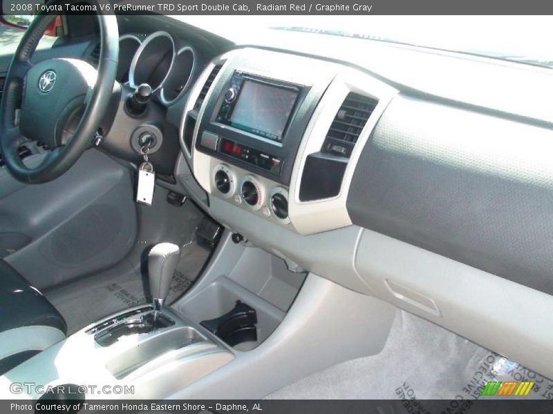 Dashboard of 2008 Tacoma V6 PreRunner TRD Sport Double Cab