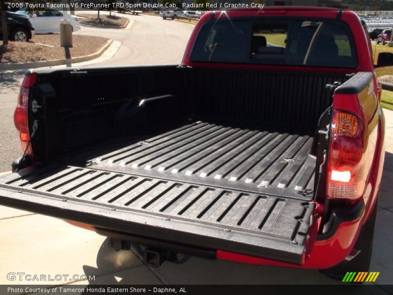 Radiant Red / Graphite Gray 2008 Toyota Tacoma V6 PreRunner TRD Sport Double Cab