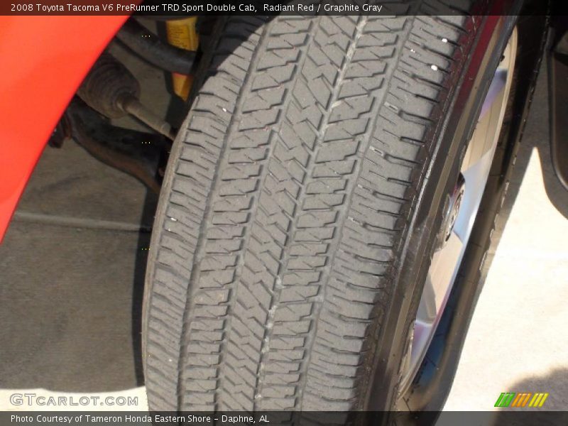 Radiant Red / Graphite Gray 2008 Toyota Tacoma V6 PreRunner TRD Sport Double Cab