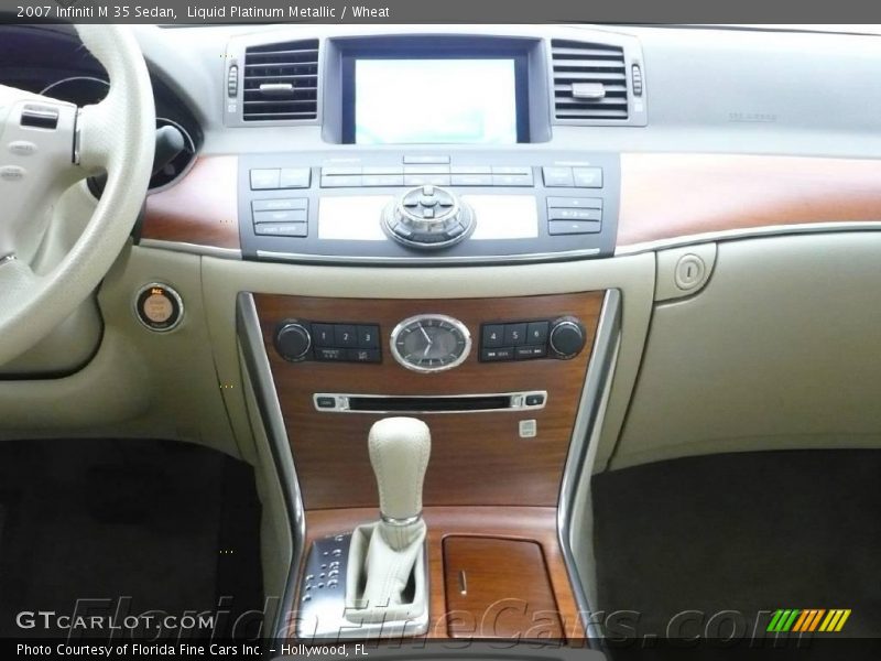 Liquid Platinum Metallic / Wheat 2007 Infiniti M 35 Sedan