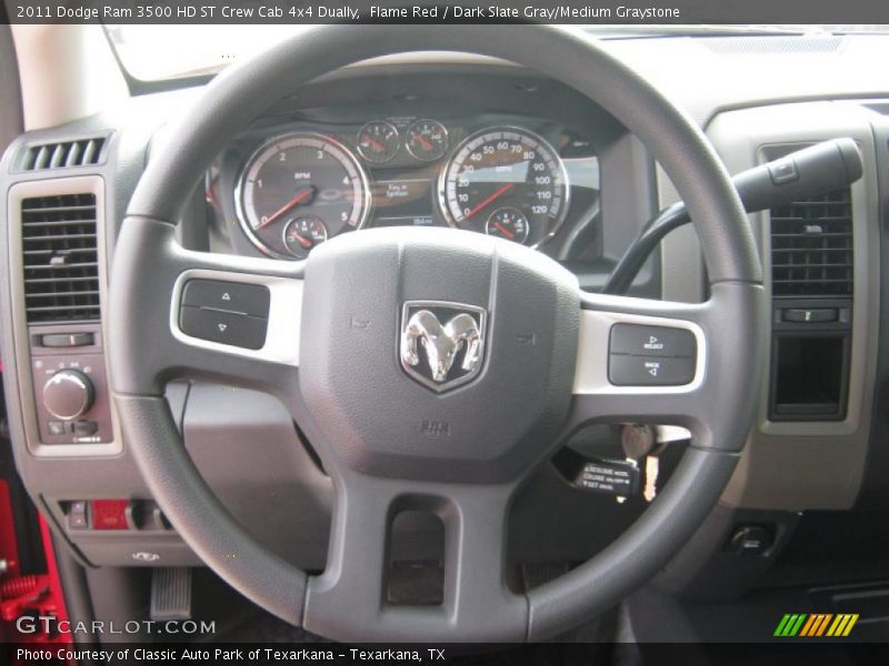  2011 Ram 3500 HD ST Crew Cab 4x4 Dually Steering Wheel