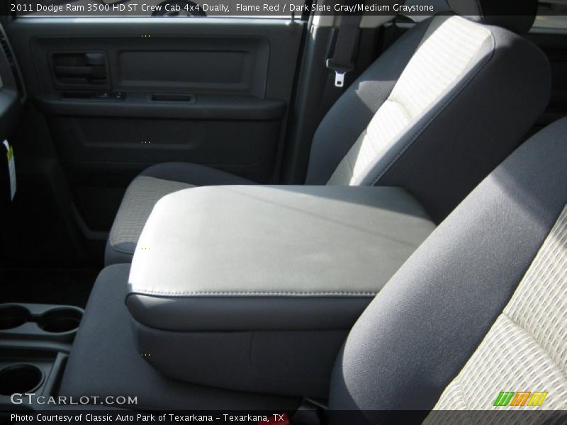 Flame Red / Dark Slate Gray/Medium Graystone 2011 Dodge Ram 3500 HD ST Crew Cab 4x4 Dually