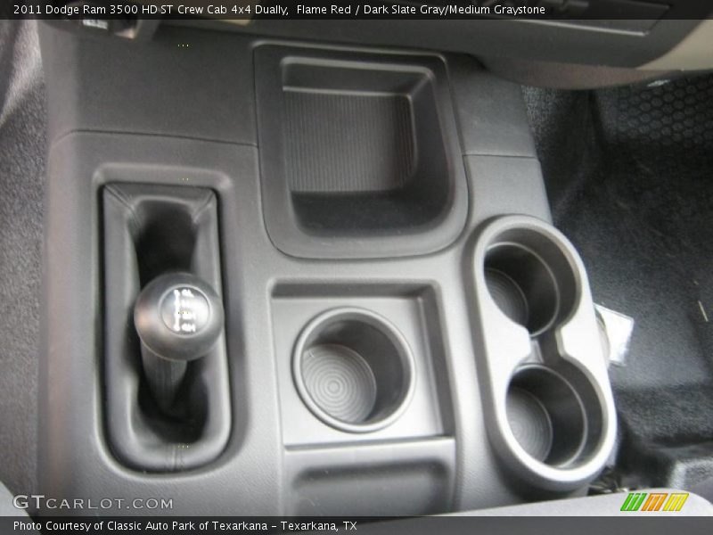 Flame Red / Dark Slate Gray/Medium Graystone 2011 Dodge Ram 3500 HD ST Crew Cab 4x4 Dually
