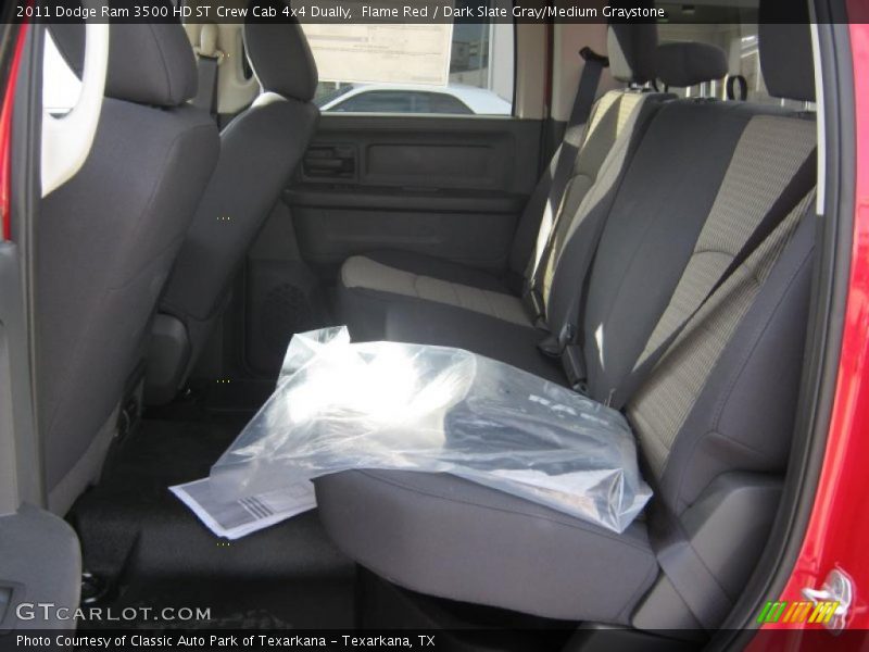Flame Red / Dark Slate Gray/Medium Graystone 2011 Dodge Ram 3500 HD ST Crew Cab 4x4 Dually