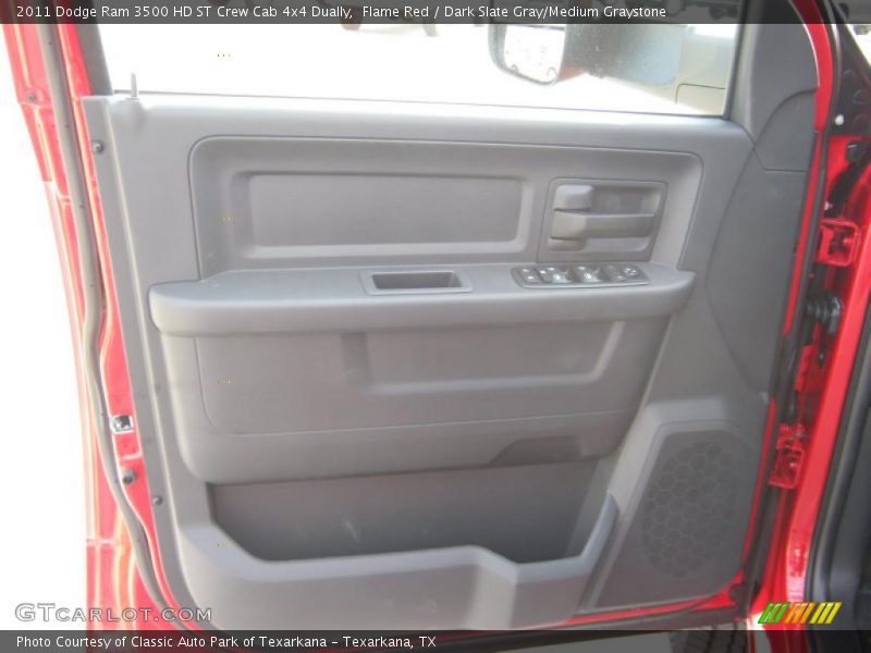 Flame Red / Dark Slate Gray/Medium Graystone 2011 Dodge Ram 3500 HD ST Crew Cab 4x4 Dually