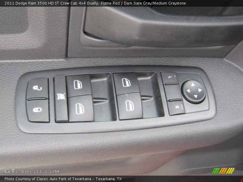 Flame Red / Dark Slate Gray/Medium Graystone 2011 Dodge Ram 3500 HD ST Crew Cab 4x4 Dually