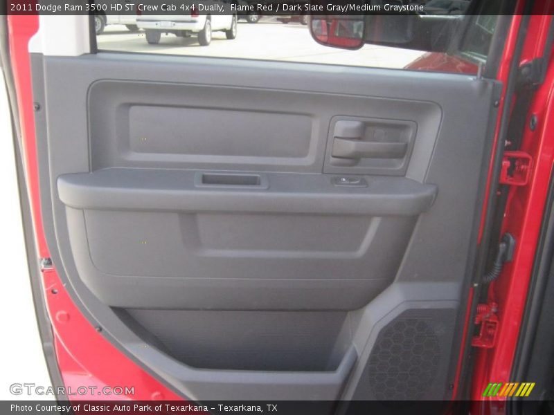 Flame Red / Dark Slate Gray/Medium Graystone 2011 Dodge Ram 3500 HD ST Crew Cab 4x4 Dually