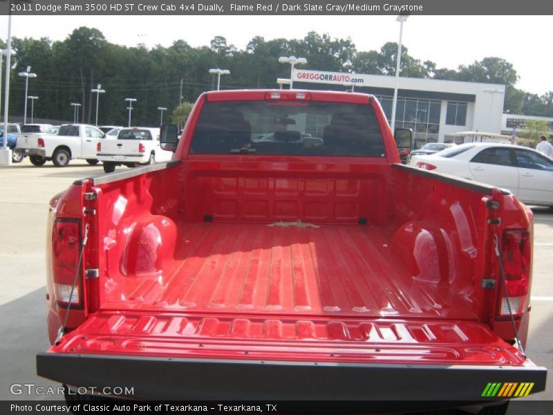 Flame Red / Dark Slate Gray/Medium Graystone 2011 Dodge Ram 3500 HD ST Crew Cab 4x4 Dually