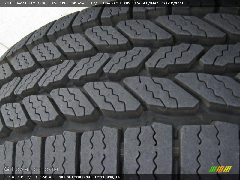 Flame Red / Dark Slate Gray/Medium Graystone 2011 Dodge Ram 3500 HD ST Crew Cab 4x4 Dually
