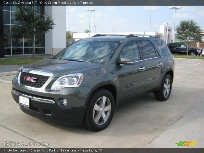 Gray Green Metallic / Light Titanium 2011 GMC Acadia SLT