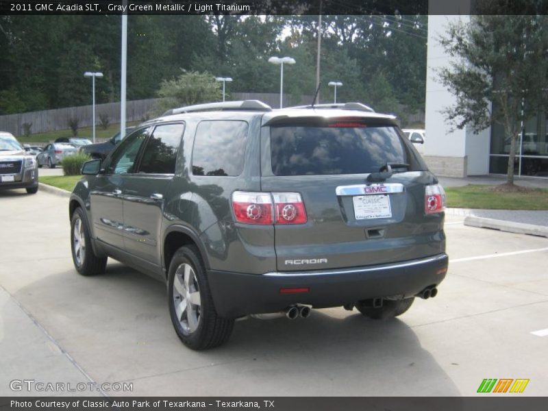 Gray Green Metallic / Light Titanium 2011 GMC Acadia SLT