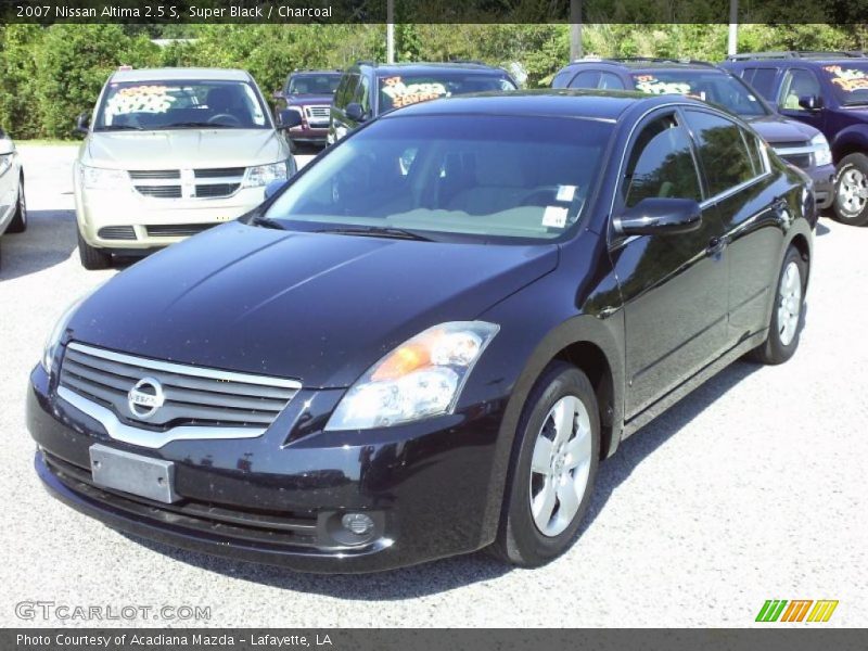 Super Black / Charcoal 2007 Nissan Altima 2.5 S