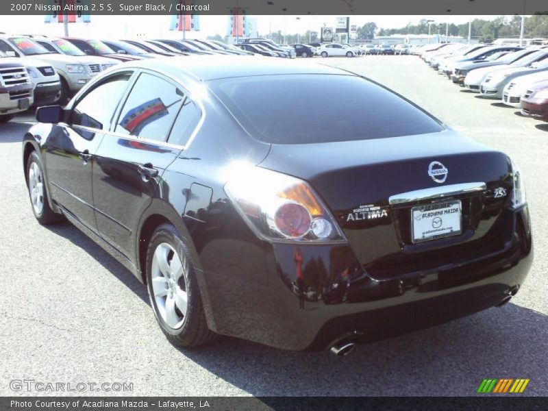 Super Black / Charcoal 2007 Nissan Altima 2.5 S