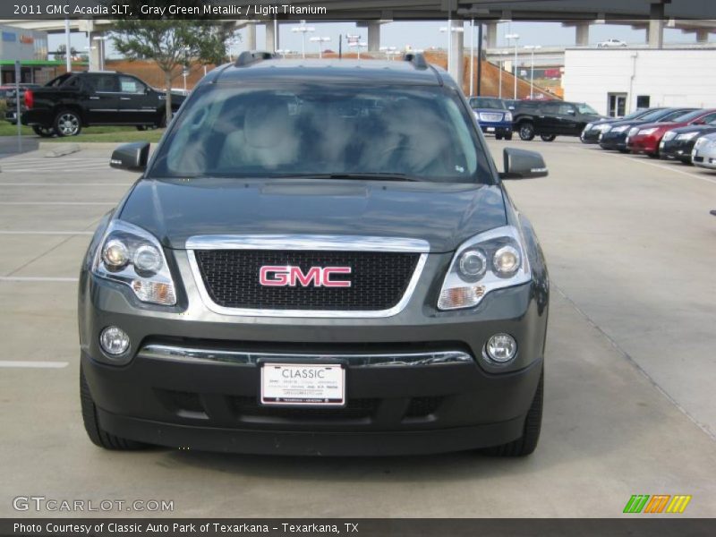 Gray Green Metallic / Light Titanium 2011 GMC Acadia SLT