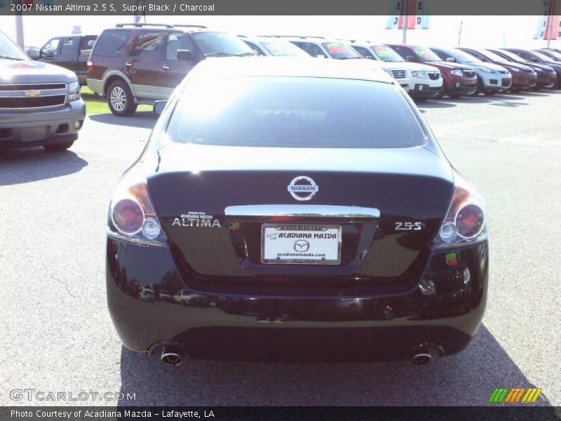 Super Black / Charcoal 2007 Nissan Altima 2.5 S