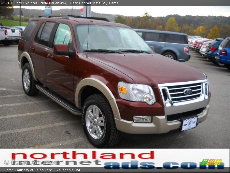 Dark Copper Metallic / Camel 2010 Ford Explorer Eddie Bauer 4x4