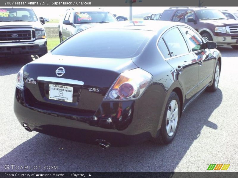 Super Black / Charcoal 2007 Nissan Altima 2.5 S