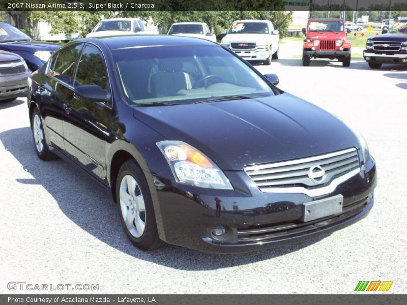 Super Black / Charcoal 2007 Nissan Altima 2.5 S