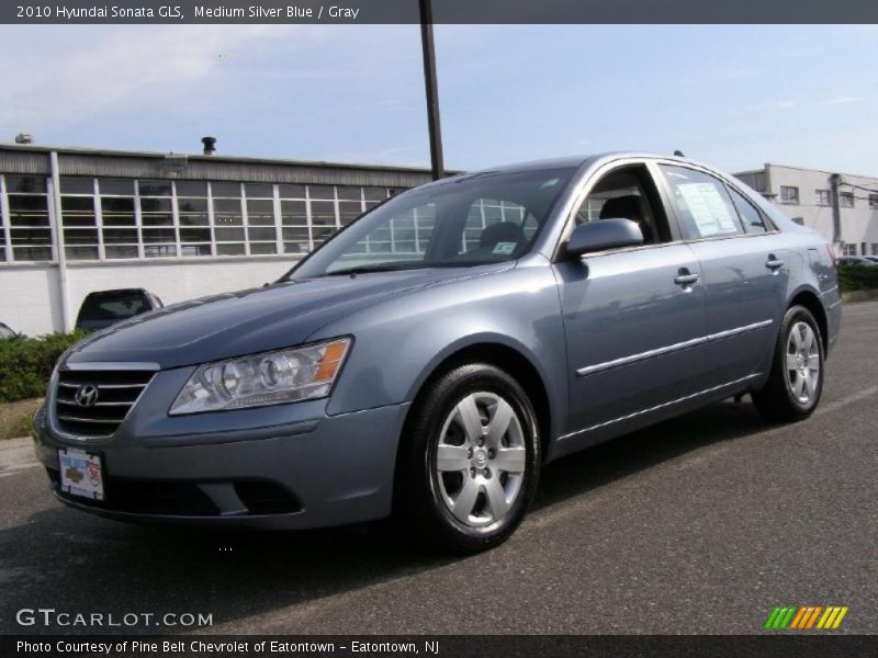 Medium Silver Blue / Gray 2010 Hyundai Sonata GLS