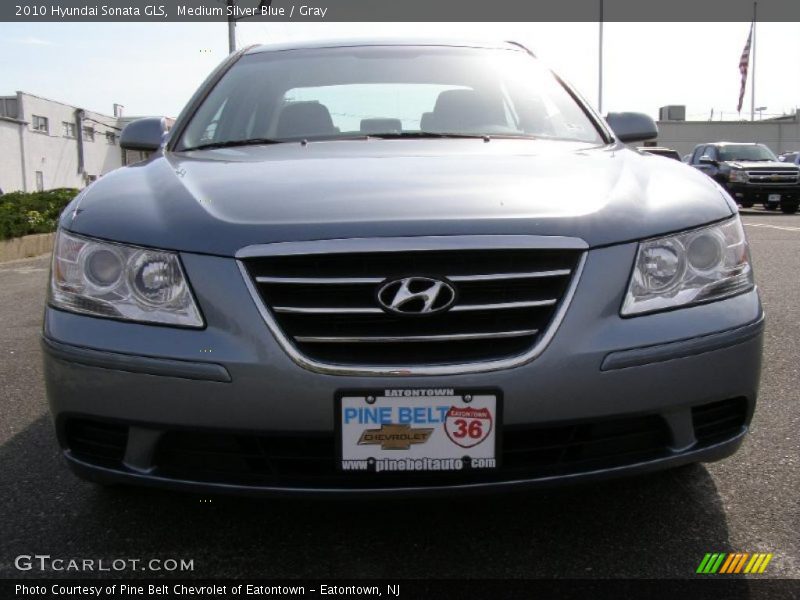 Medium Silver Blue / Gray 2010 Hyundai Sonata GLS