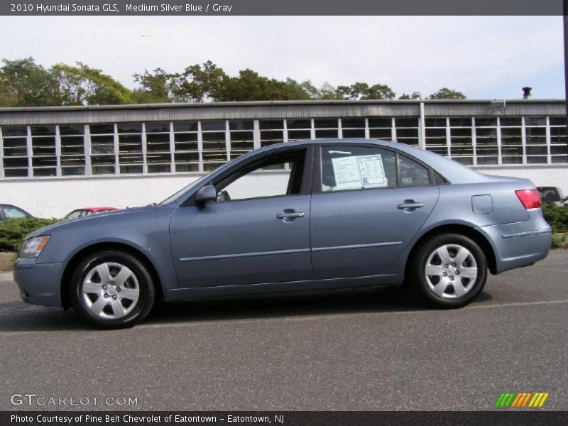 Medium Silver Blue / Gray 2010 Hyundai Sonata GLS