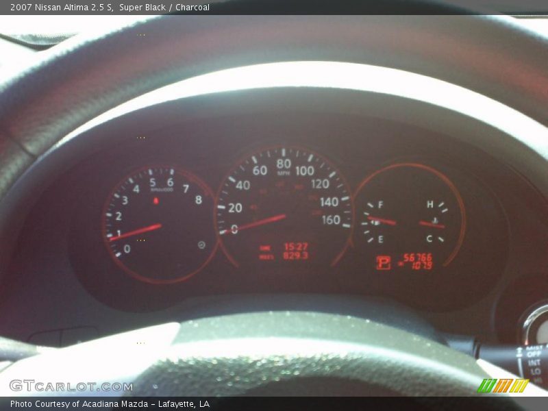 Super Black / Charcoal 2007 Nissan Altima 2.5 S