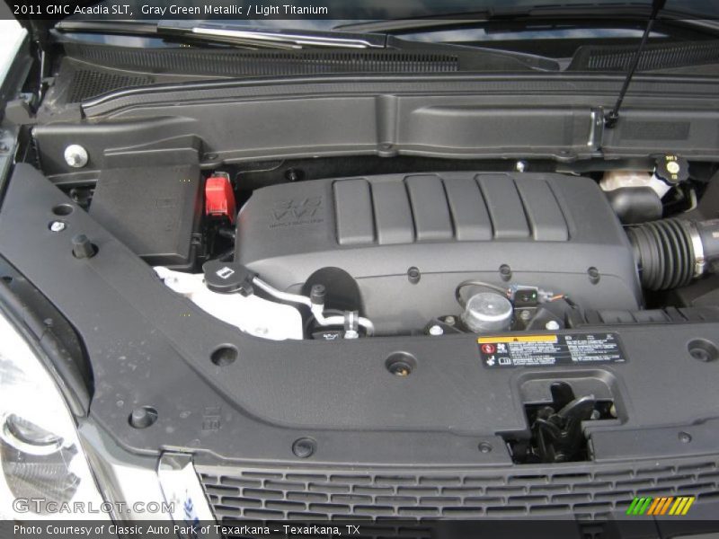 Gray Green Metallic / Light Titanium 2011 GMC Acadia SLT