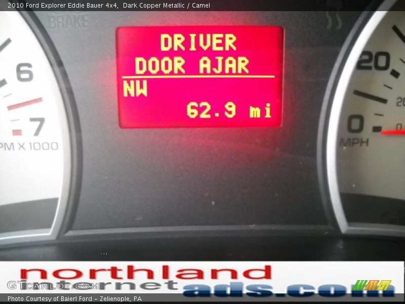 Dark Copper Metallic / Camel 2010 Ford Explorer Eddie Bauer 4x4