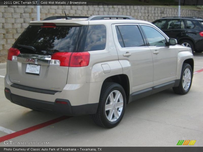 Gold Mist Metallic / Brownstone 2011 GMC Terrain SLT