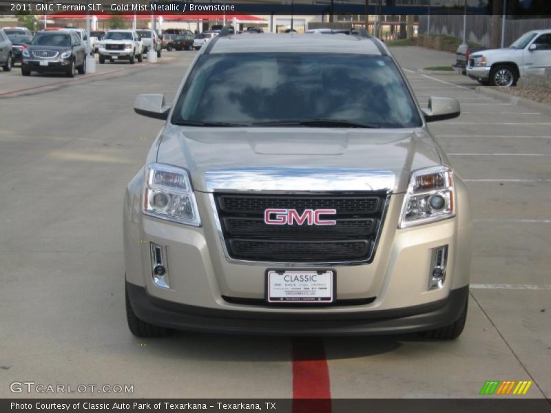 Gold Mist Metallic / Brownstone 2011 GMC Terrain SLT