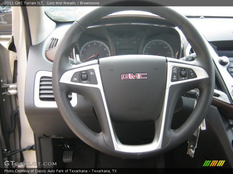 Gold Mist Metallic / Brownstone 2011 GMC Terrain SLT