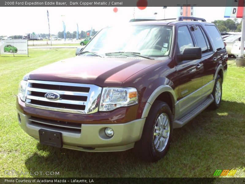 Dark Copper Metallic / Camel 2008 Ford Expedition Eddie Bauer